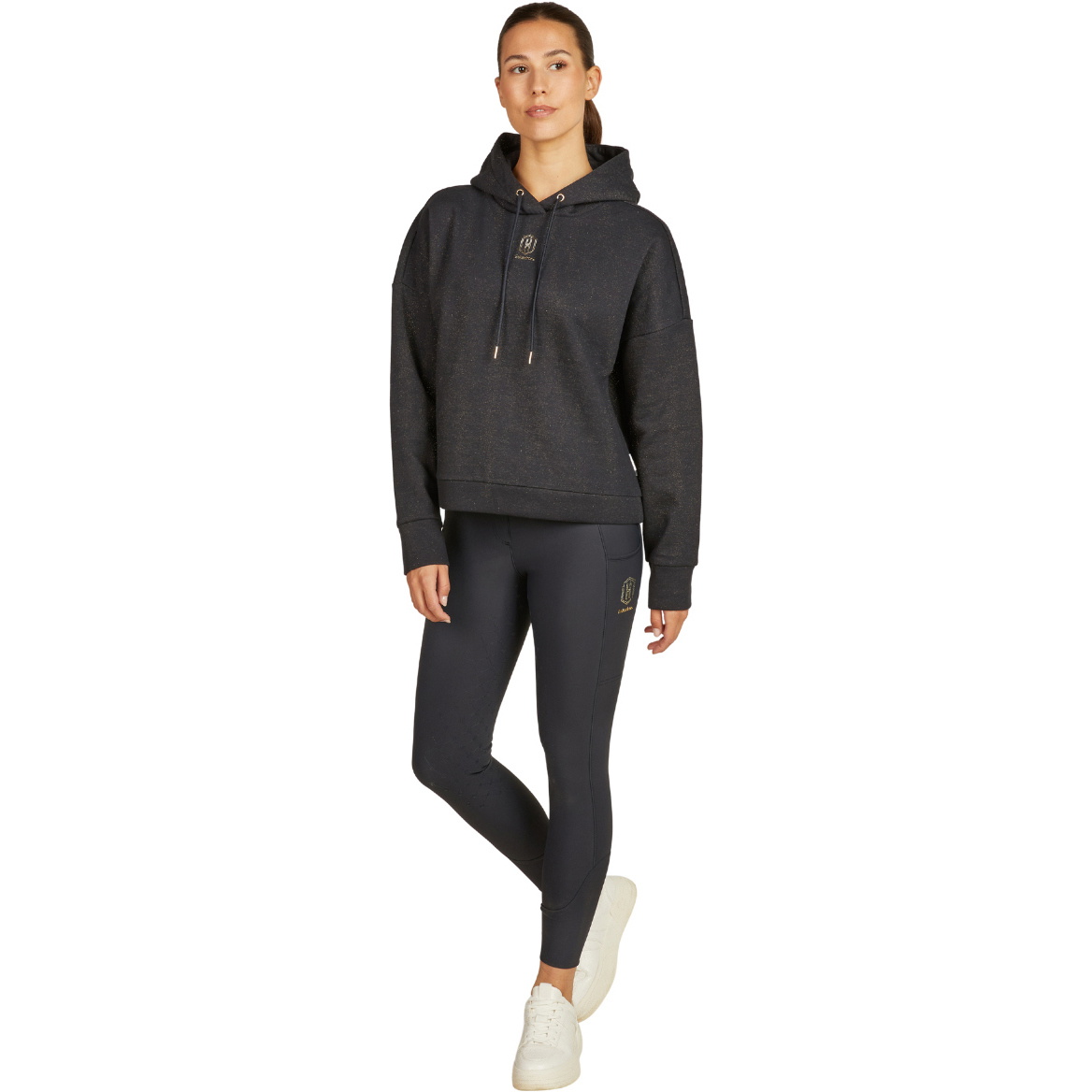 2025 Eskadron Femmes Heritage Hood Sparkle Shirt 823158 105 380 - Navy